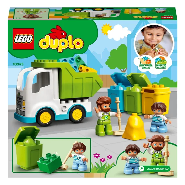 Lego 10945 Duplo Kasabası Çöp Kamyonu ve Geri Dönüşüm - Görsel 4