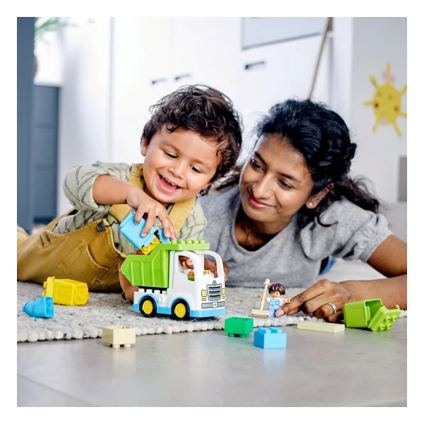 Lego 10945 Duplo Kasabası Çöp Kamyonu ve Geri Dönüşüm - Görsel 8