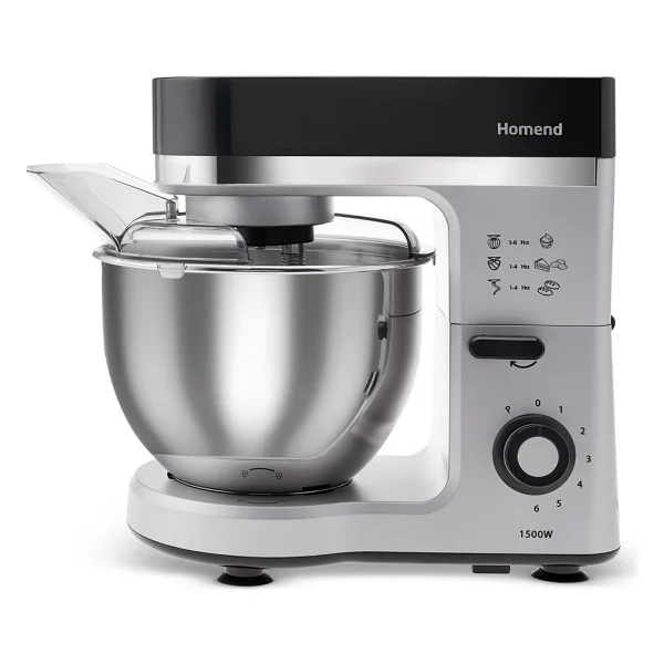 Homend Profashion 3011H 1500 W 5 lt Siyah Silver Stand Mikser - Görsel 10
