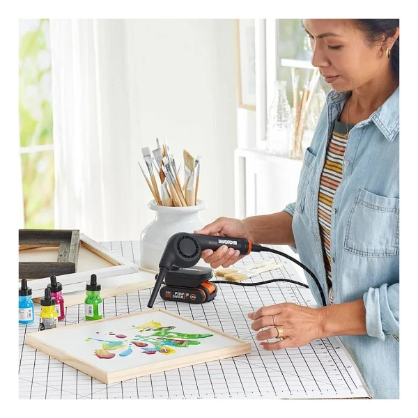 Kutulu Worx WX747.9 MAKERX 20V Kömürsüz Profesyonel Mini Üfleyici - Orijinal ambalajında - Görsel 3