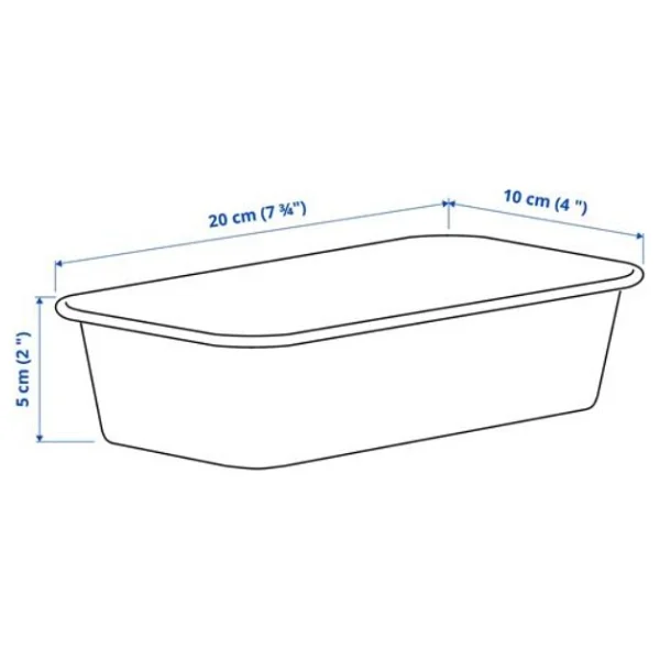 IKEA Nojig 10x20x5 cm Düzenleyici Kutu - Görsel 3