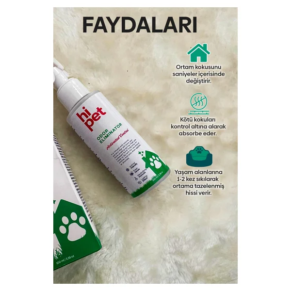 Hipet 120 ml Koku Giderici Sprey - Görsel 2