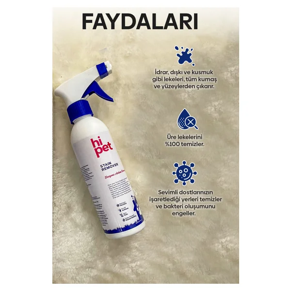 Hipet Köpek Leke Çıkarıcı Spray - Görsel 2