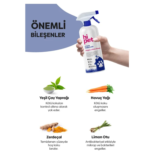 Hipet Köpek Leke Çıkarıcı Spray - Görsel 3