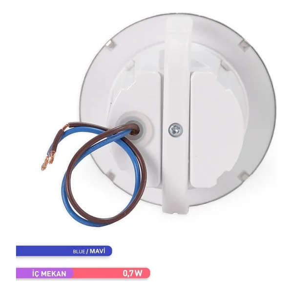 ACK AH07-00764 1.5 W Mavi Led Merdiven Duvar Armatürü - Görsel 3
