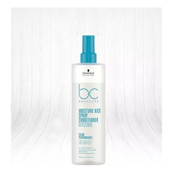 Schwarzkopf Bc Bonacure Moisture Kick Gliserol Kuru Saçlar Için Sprey Saç Kremi 400 Ml - Görsel 2