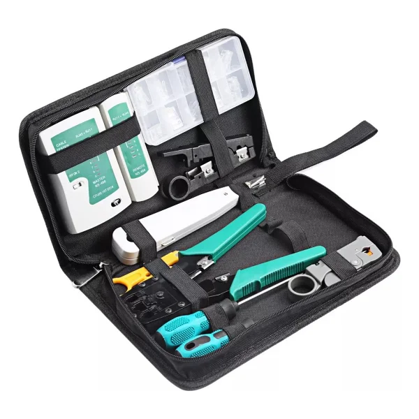 Powermaster PM-15953 RJ9-RJ11-RJ45 3LÜ Penseli Kablo Test Ve Onarım Seti - Görsel 3