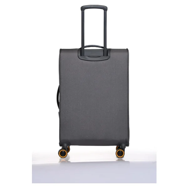 Pierre Cardin 04PC6000 Kumaş Kabin + Orta + Büyük Boy Antrasit 3'lü Valiz Seti - Görsel 4