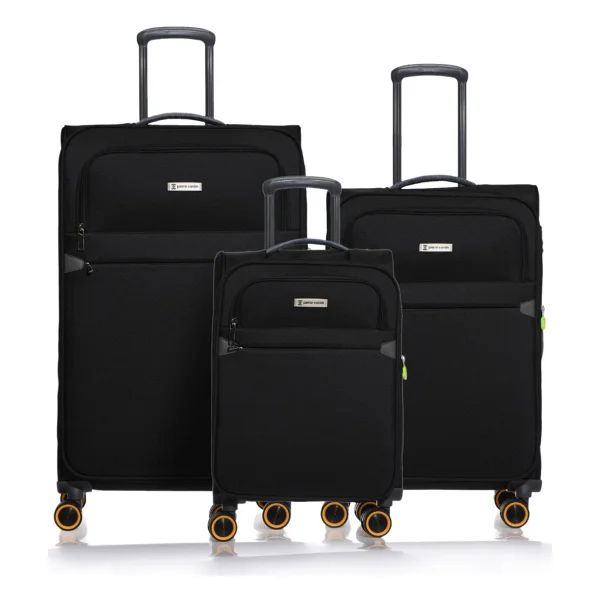 Pierre Cardin 04PC6000 Kumaş Kabin + Orta + Büyük Boy Antrasit 3'lü Valiz Seti - Görsel 7