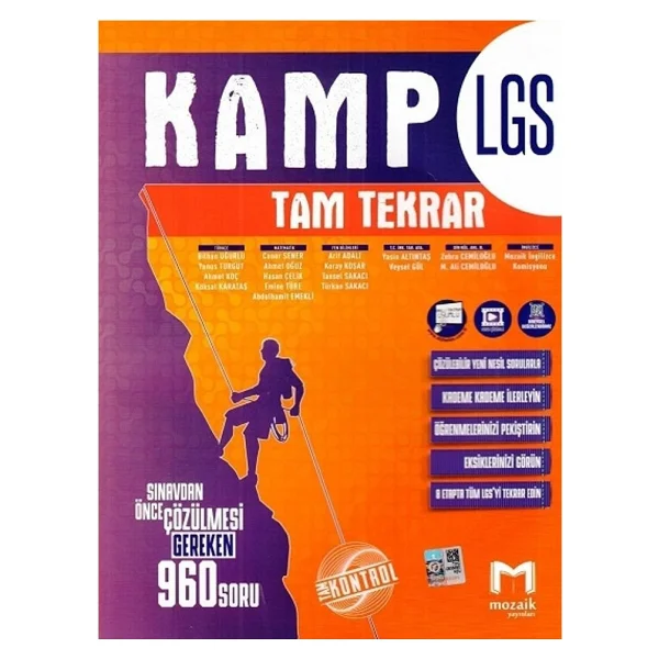 Mozaik Yayınları 8. Sınıf LGS Kamp Tam Tekrar - Görsel 2
