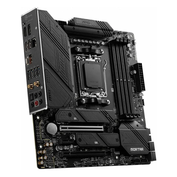 MSI Mag B650M Mortar Wi-Fi AMD AM5 DDR5 Micro ATX Anakart - Görsel 3