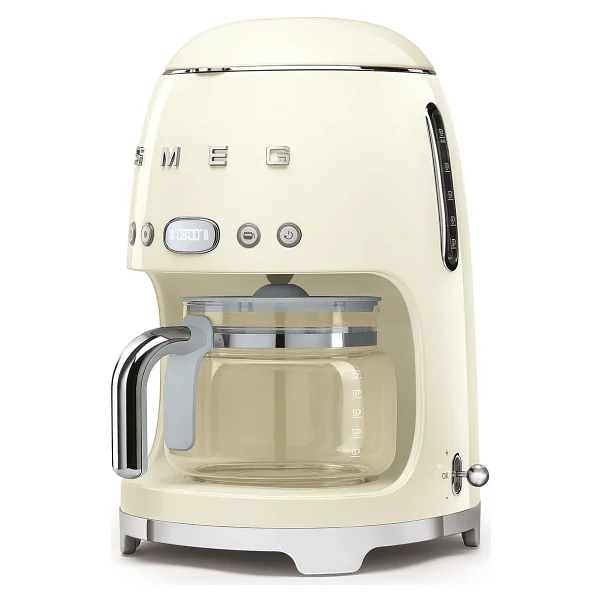 smeg 50's Style Krem Renkli Kettle, Ekmek Kızartma Makinesi ve Filtre Kahve Makinesi Seti - Görsel 3
