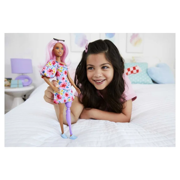 Barbie Fashionistas Protez Bacaklı Büyüleyici Parti Bebeği FBR37-HBV21 - Görsel 2