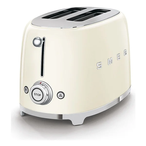 smeg 50's Style Krem Renkli Kettle, Ekmek Kızartma Makinesi ve Filtre Kahve Makinesi Seti - Görsel 4