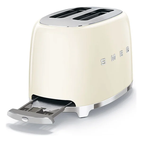 smeg 50's Style Krem Renkli Kettle, Ekmek Kızartma Makinesi ve Filtre Kahve Makinesi Seti - Görsel 5