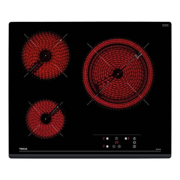 Teka TZ 6316 Vitroseramik Elektrikli Siyah Ankastre Ocak - Görsel 4