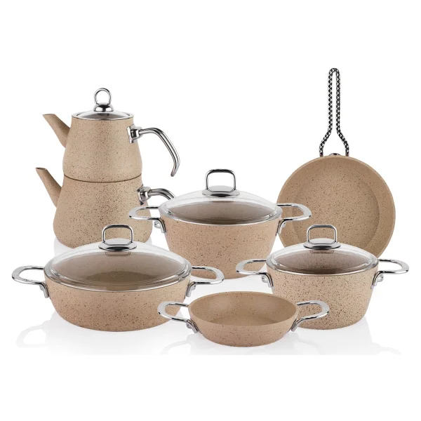Schafer New Range Krem Çeyiz Seti 11 Parça - Görsel 4