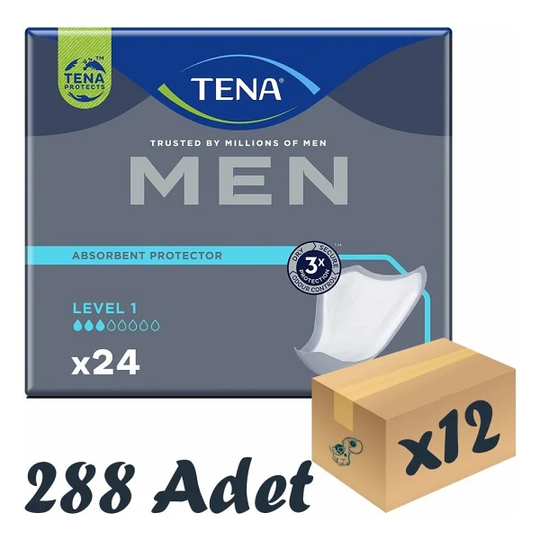 Tena Level 1 3 Damla 24'lü 12 Adet Erkek Mesane Pedi - Görsel 5