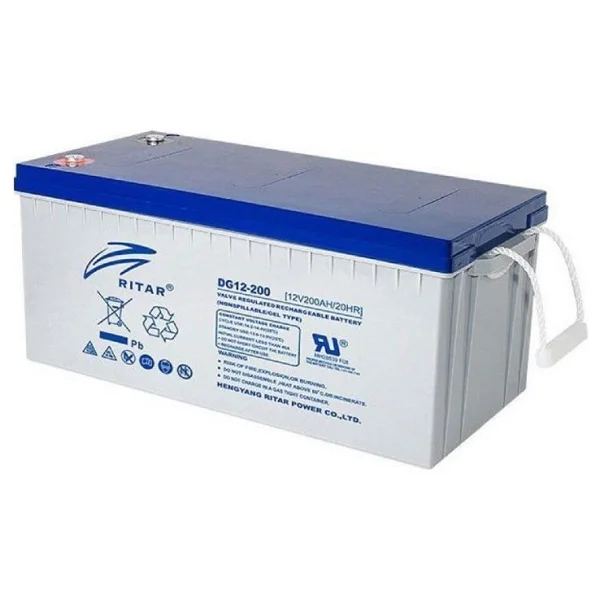 Pantec 200 Amper Solar Jel Akü Derin Döngü - Görsel 2