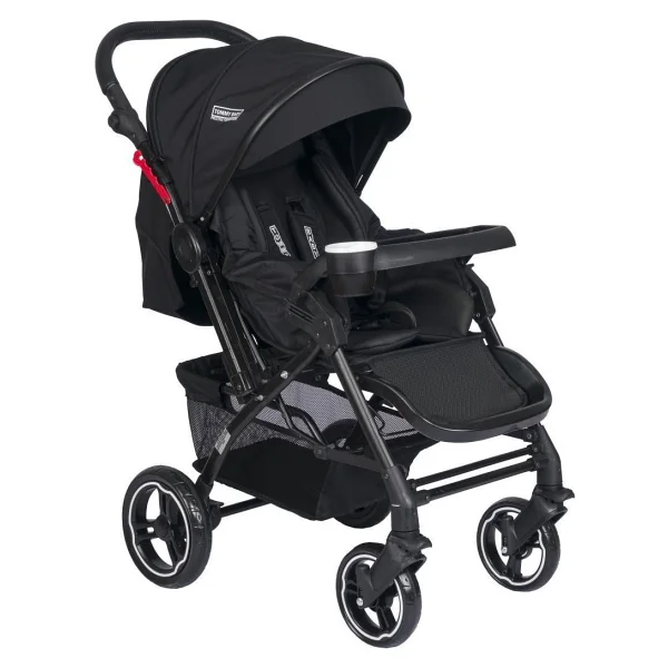 Tommybaby Tornado Plus Black Çift Yönlü Bebek Arabası Siyah - Görsel 4