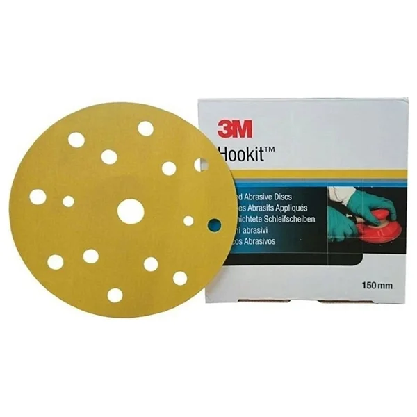 3M 50445 255P 150 Çap Orbital Zımpara P120 ( 10 adet ) - Görsel 2