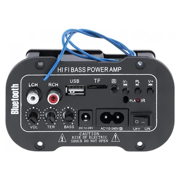 Oto/Motorsiklet/Ev S5 Mini Bass Amfi+Kumanda - Görsel 6
