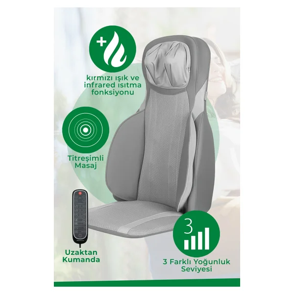Medisana 88926 Shiatsu Isıtmalı Ovmalı Masaj Minderi - Görsel 2