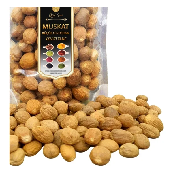 Hanzade Bitkisel Muskat (Musgat) Küçük Hindistan Cevizi 250 gr - Görsel 2