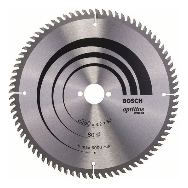 Bosch Optiline Wood 2608640660 250x30 mm 80 Diş Daire Testere Bıçağı - Görsel 2