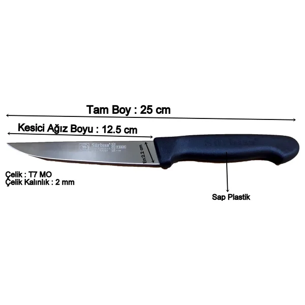 Sürbısa 61005 12.5 cm Mutfak Bıçağı - Görsel 3