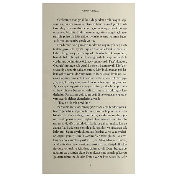 Otomatik Portakal - Anthony Burgess - Görsel 6