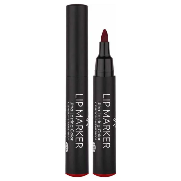 Golden Rose Lip Marker Ultra Lasting Color 105 Keçe Uç Kalıcı Ruj - Görsel 5