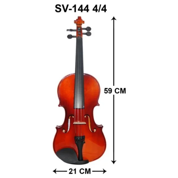 Swing SV-144 4/4 Boy Parlak Keman - Görsel 2