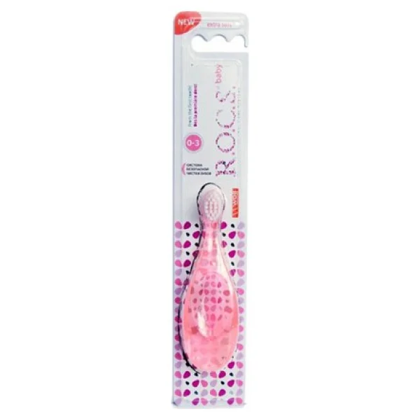 R.O.C.S. Baby Kırmızı Bebek Diş Fırçası - Görsel 4