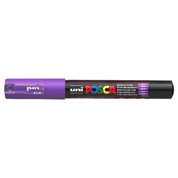 Uni-Ball Posca PC-1M 0.7 mm Mor Marker Kalem - Görsel 2