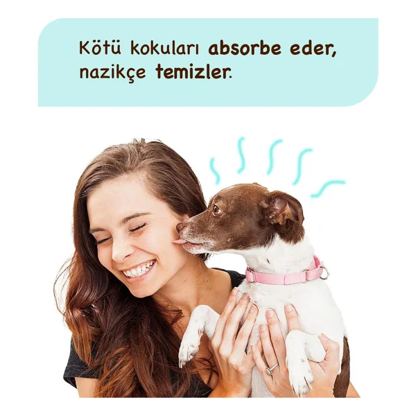 Klerax Pet Wipes Evcil Hayvanlar için Temizlik Mendili 40 Yaprak - Görsel 5