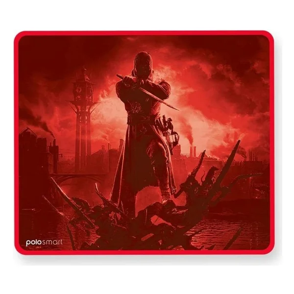 PoloSmart PGM02 Eagle Kablolu Optik Oyuncu Mouse + Kırmızı Mouse Pad - Görsel 2