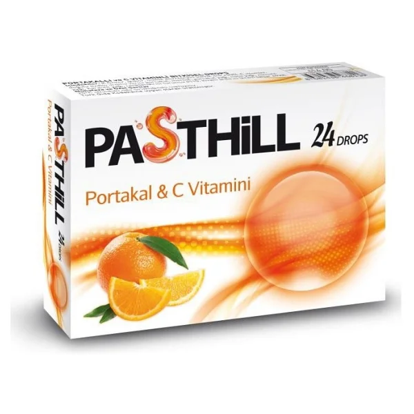Pasthill Portakallı ve C Vitaminli 24'lü Pastil - Görsel 3