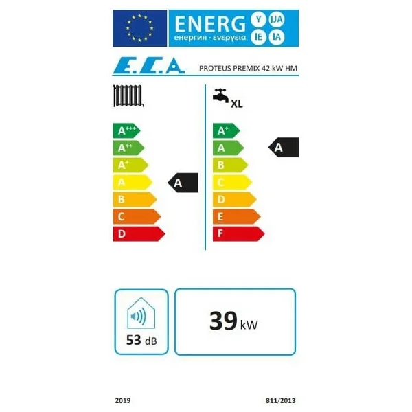 E.C.A. Proteus Premix 42 kW Hermetik Yoğuşmalı Kombi - Görsel 2