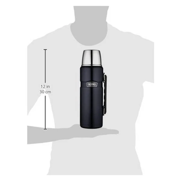 Thermos SK 2010 Stainless King Large Midnight Blue 1.2 lt Çelik Termos - Görsel 4