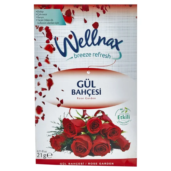 Wellnax Gül Bahçesi Dolap ve Çekmece Kokusu 21 gr - Görsel 2