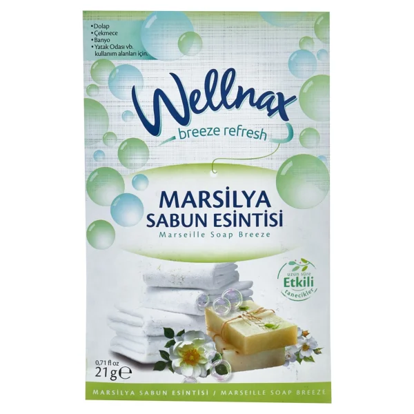 Wellnax Marsilya Sabun Esintisi Dolap ve Çekmece Kokusu 21 gr - Görsel 2