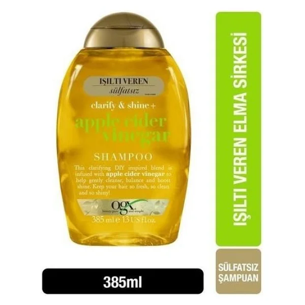 Ogx Apple Cider Vinegar Işıltı Veren 385 ml Sülfatsız Şampuan - Görsel 2