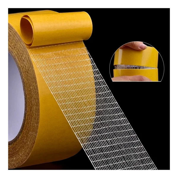 Geniş 10 Metre x 5 Cm Çift taraflı Süper Güçlü Yapışkan Yapıştırıcı Bant Isıya Dayanıklı - Görsel 2