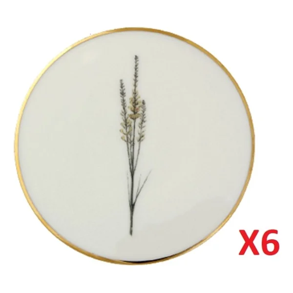 Porland Botanical Desen 6'lı Bardak Altlığı 10 cm 04ALM006631 - Görsel 4
