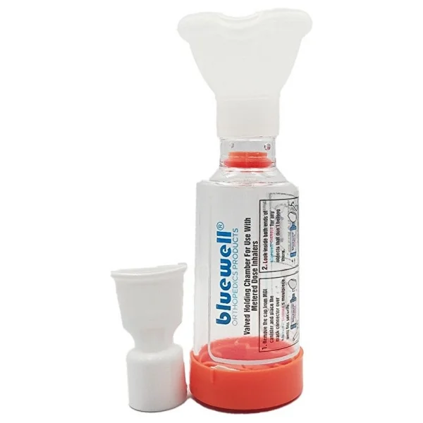Bluewell Aerochamber Inhalasyon Cihazı Kırmızı 0-18 Ay - Görsel 2