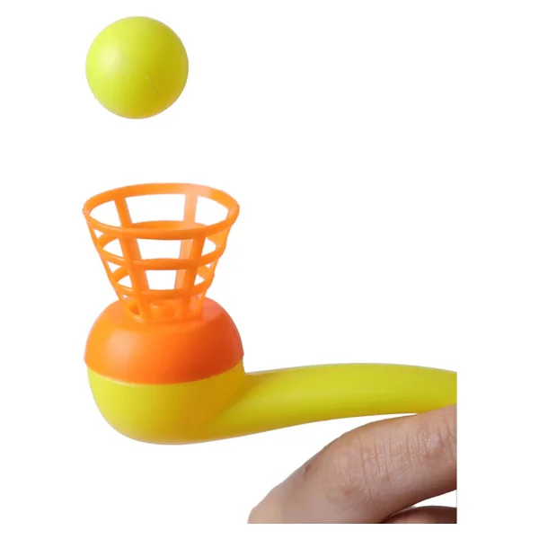 Toyaş 4 Adet Oyuncak Saksafon Popit Pipet Top Üfleme Oyunu Hediyelik Parti Eğlencesi - Görsel 3
