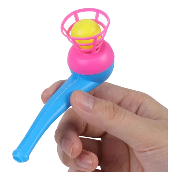 Toyaş 4 Adet Oyuncak Saksafon Popit Pipet Top Üfleme Oyunu Hediyelik Parti Eğlencesi - Görsel 4