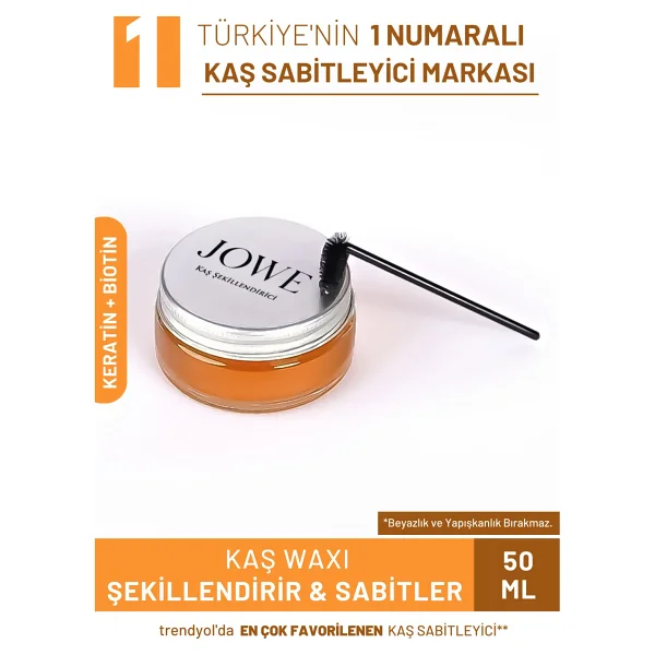 Jowe Cosmetic Kaş Sabitleyici Kaş Şekillendirici Wax Kaş Waxı 50 Ml - Görsel 6