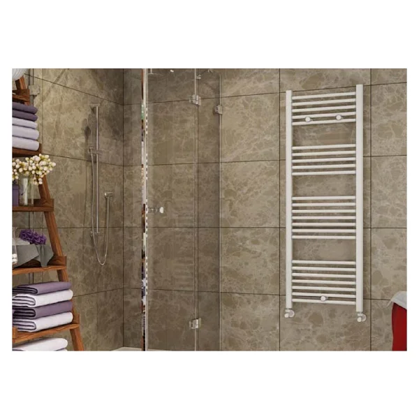 Toprak Havlupan 60/120CM 17 Borulu Beyaz Renk Havlupan Radyatör Banyo Isıtıcı 5 Yıl Garantili - 60 x 120 cm - Görsel 2
